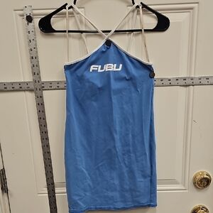 FUBU, Blue, Mini, Strappy, Stretchy, Dress, Summer, Y2k, Casual, Beach, Vacation